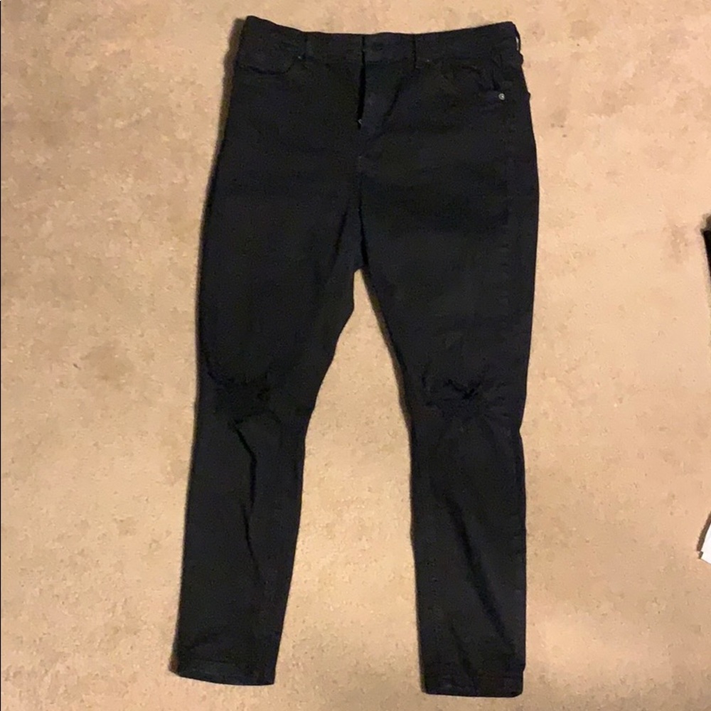 Top shop, black jeans, 32